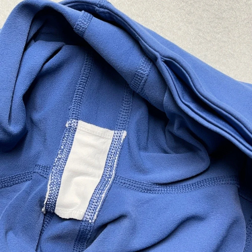 Alo Yoga High Waist Leggings Blue Cutout Mesh Athleisure Workout Pants‎